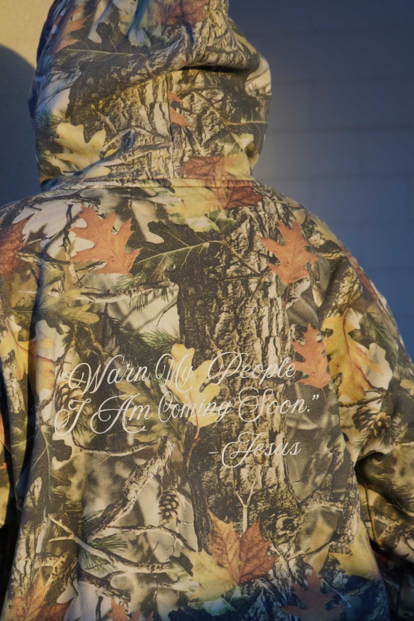 Jesus is Coming Hoodie (Camo)