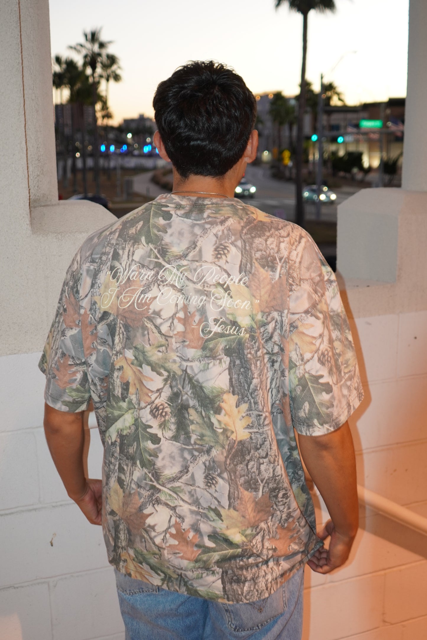 Jesus is coming Tee (Camo)
