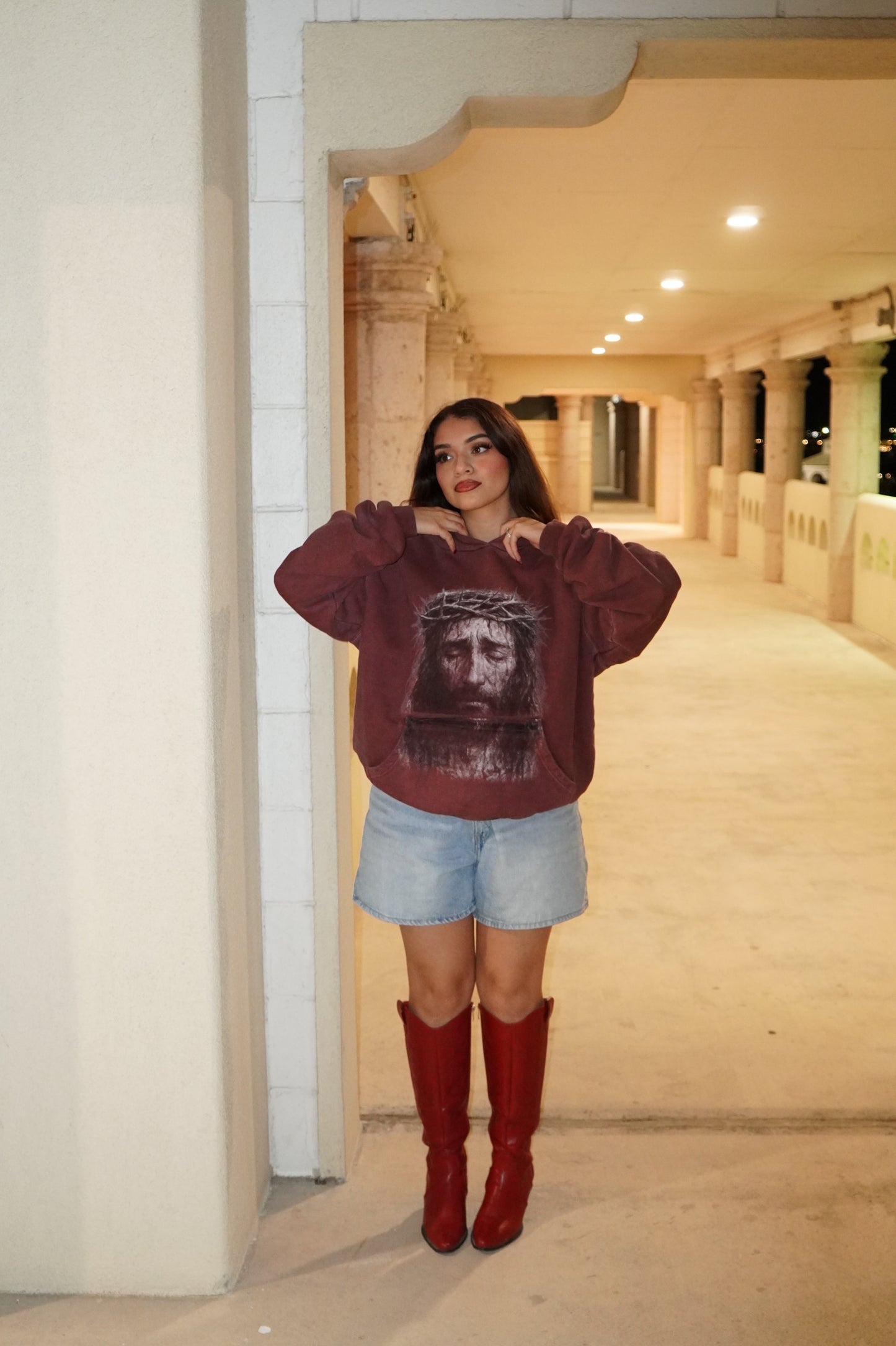 Jesus is coming Hoodie (Maroon)