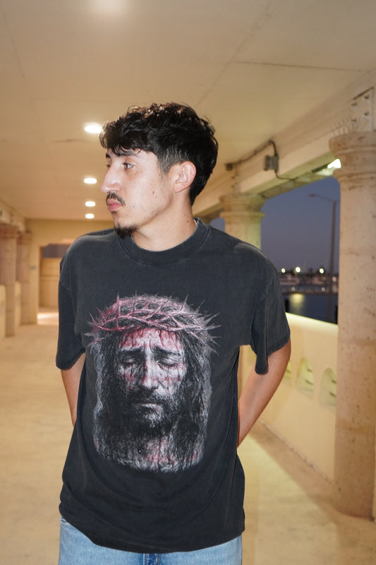 Jesus is Coming tee (faded black)
