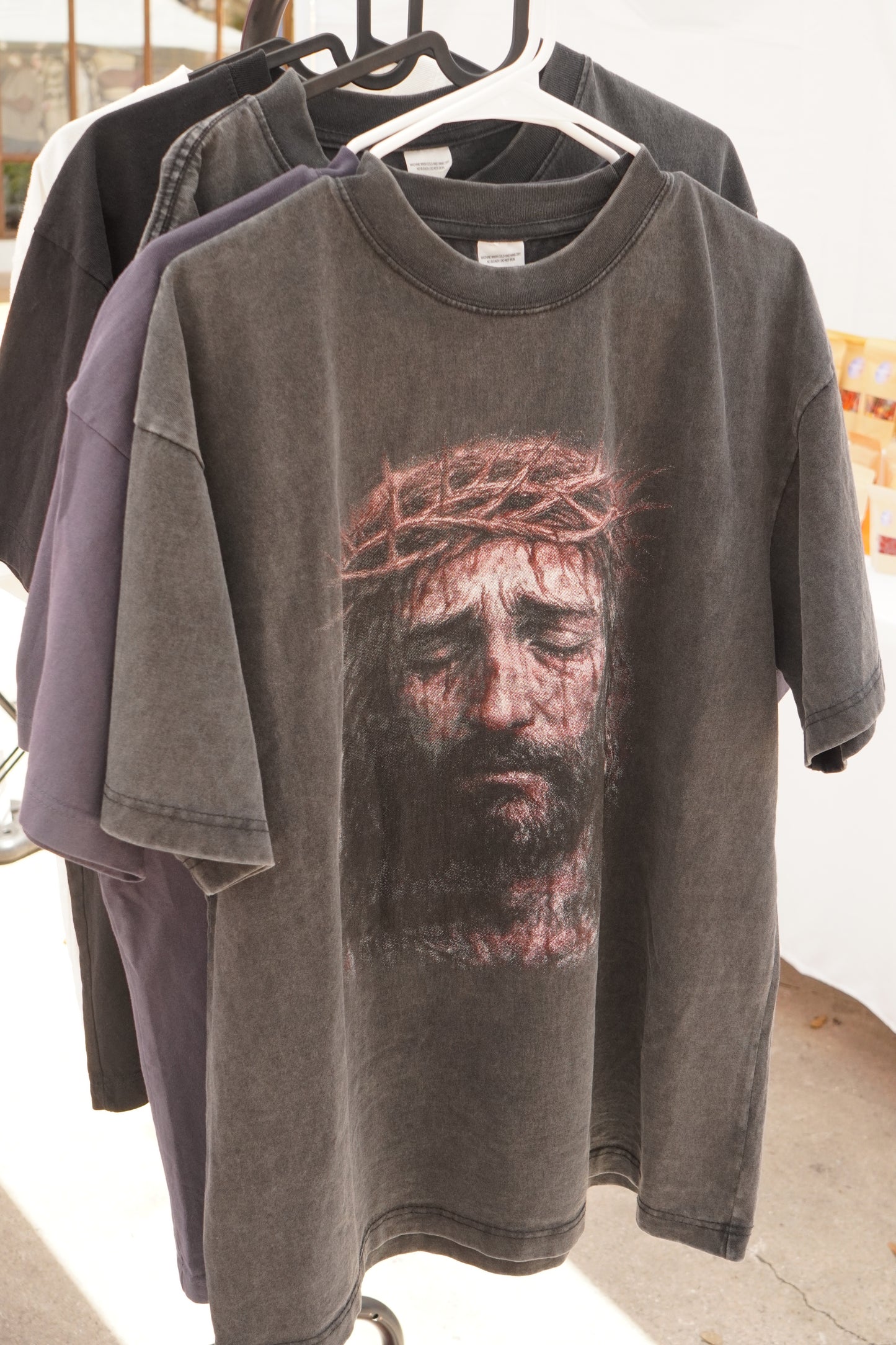 JESUS IS COMING (faded black)