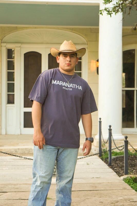 Maranatha Tee (Deep Blue)