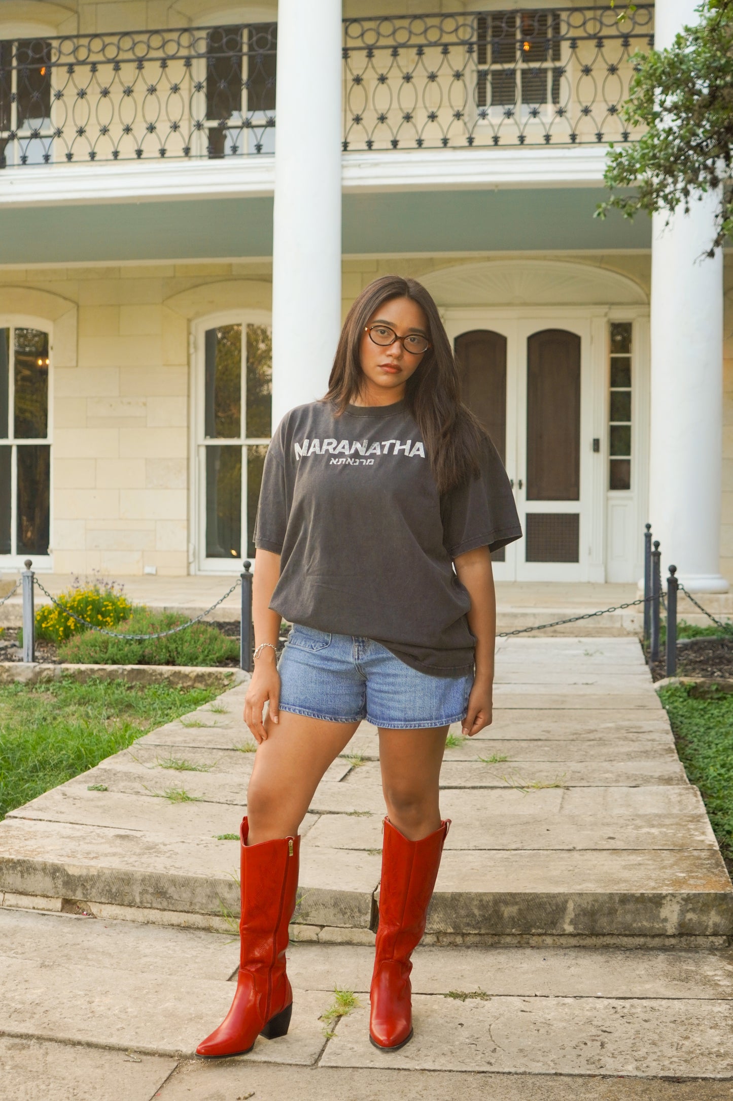 Maranatha Tee (Faded Black)