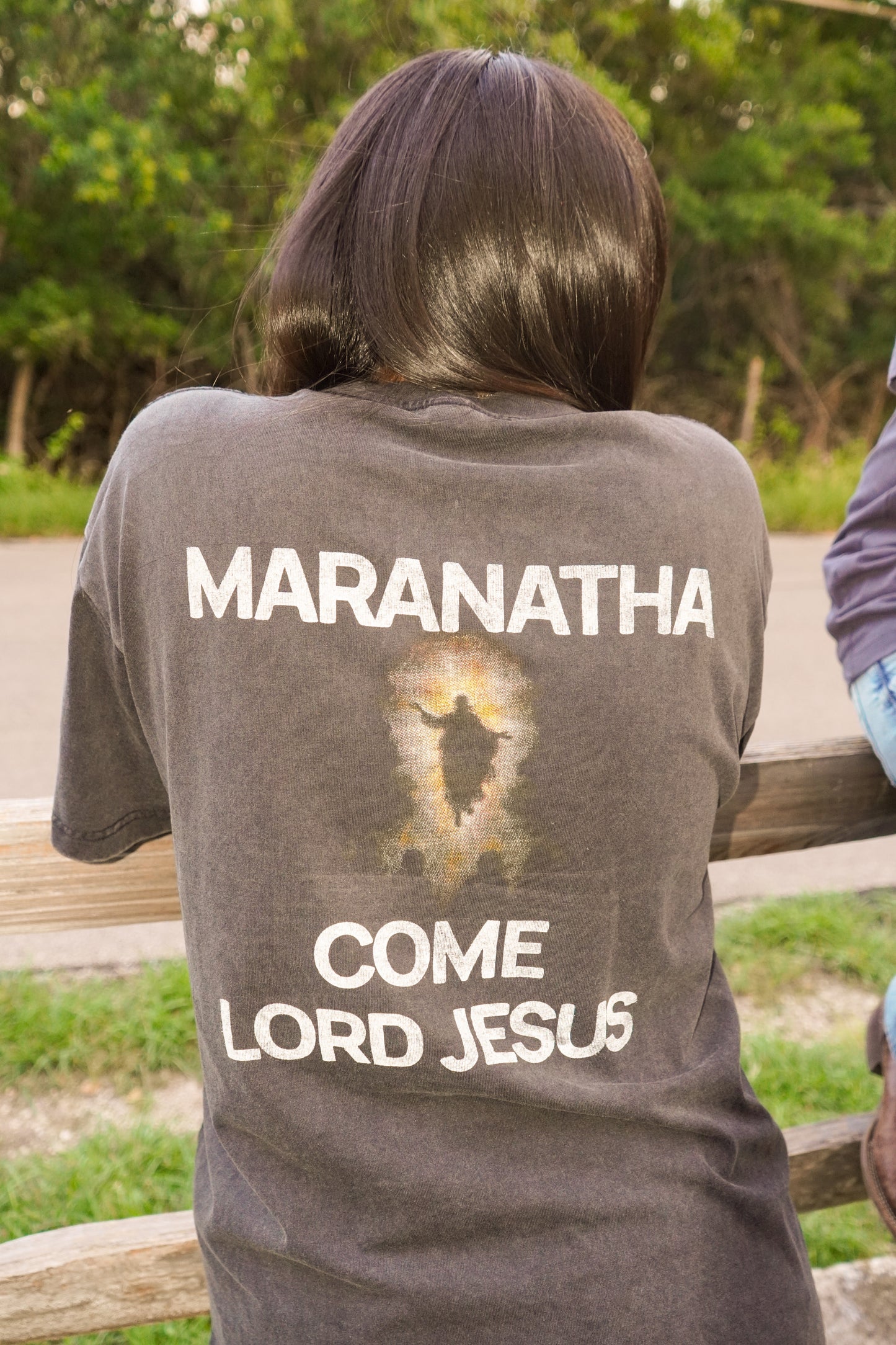 Maranatha Tee (Faded Black)