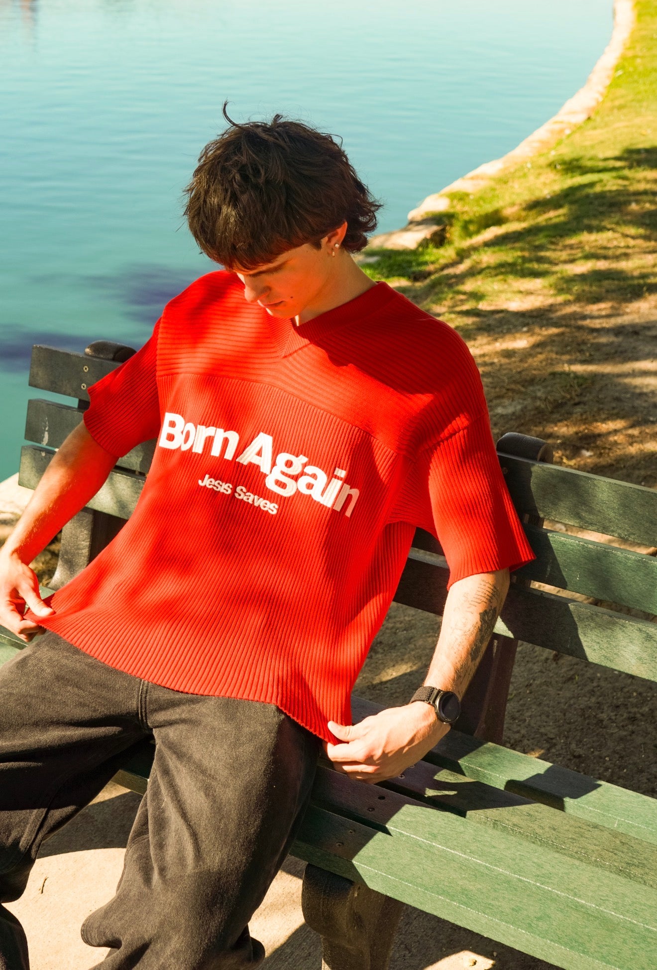 Born Again Knitted Tee